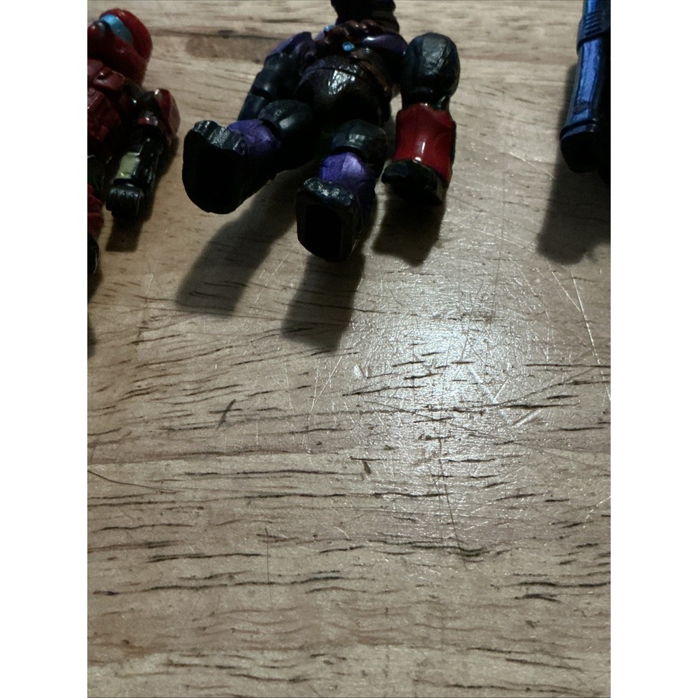 Halo Mega Blocks Minimates Lot Of 3,  Red UNSC ODST, Purple Brute & UNSC Marine - Picture 11 of 12